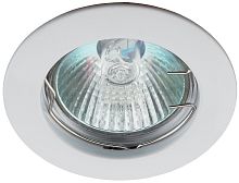 Светильник встраиваемый литой Эра KL1 WH MR16 12V 50W Белый  картинка 